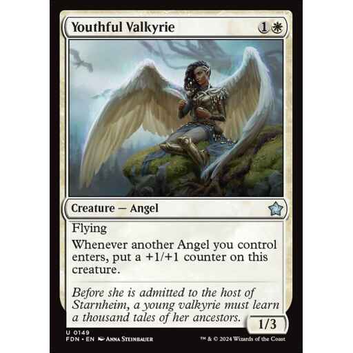 Foundations - 149 - Youthful Valkyrie - Uncommon - W - Non-foil