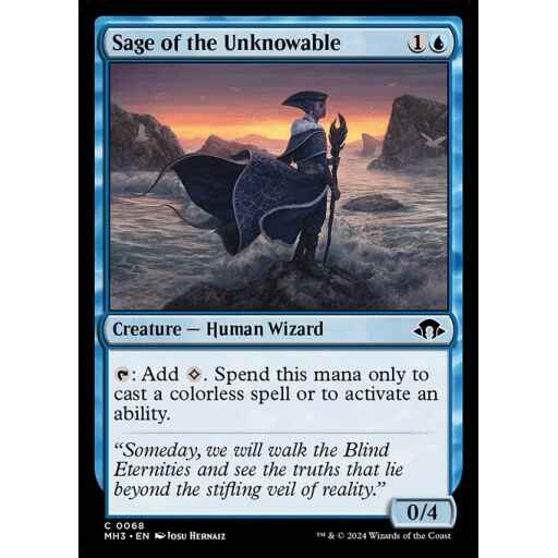 Modern Horizons 3 - 68 - Sage of the Unknowable - Common - U - Foil