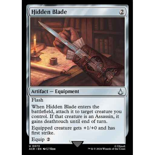 Assassin's Creed - 73 - Hidden Blade - Uncommon - C - Non-foil