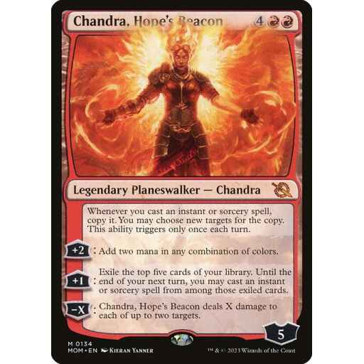 March of the Machine - 134 - Chandra, Hope's Beacon - Mythic - R - Non-foil