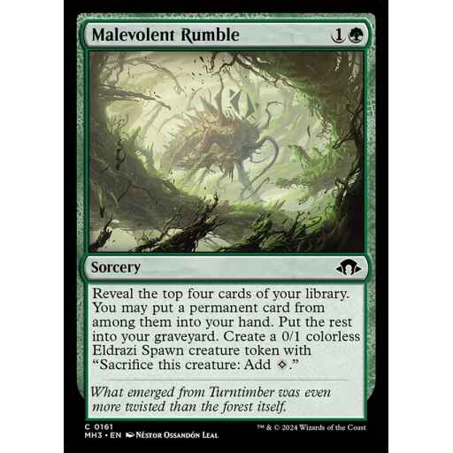 Modern Horizons 3 - 161 - Malevolent Rumble - Common - G - Non-foil