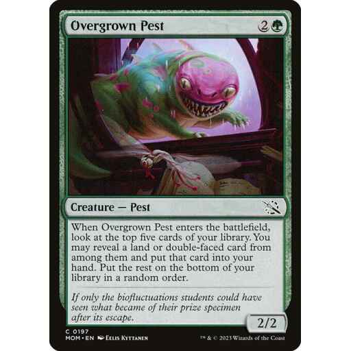 March of the Machine - 197 - Overgrown Pest - Common - G - Non-foil