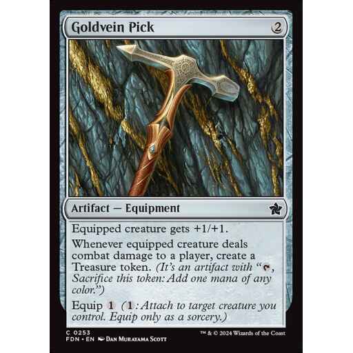 Foundations - 253 - Goldvein Pick - Common - C - Foil