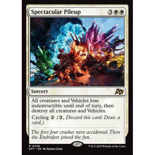 Aetherdrift - 29 - Spectacular Pileup - Rare - W - Non-foil