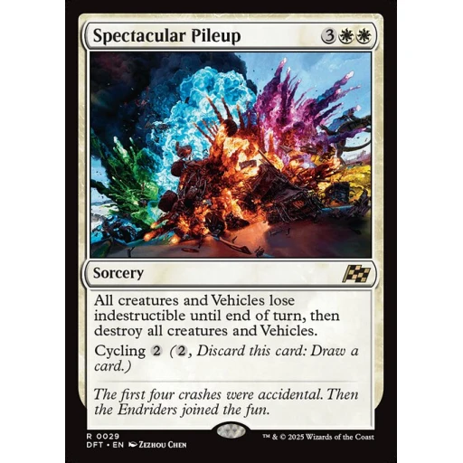 Aetherdrift - 29 - Spectacular Pileup - Rare - W - Non-foil