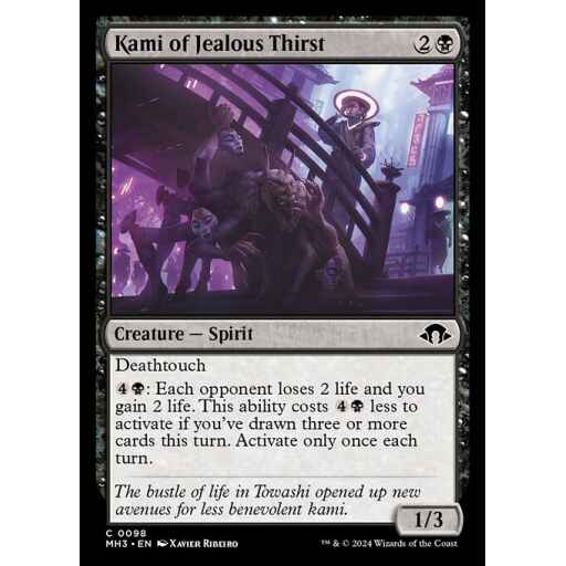 Modern Horizons 3 - 98 - Kami of Jealous Thirst - Common - B - Foil