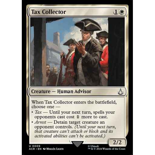 Assassin's Creed - 9 - Tax Collector - Uncommon - W - Non-foil