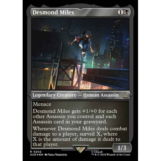 Assassin's Creed - 202 - Desmond Miles - Rare - B - Non-foil