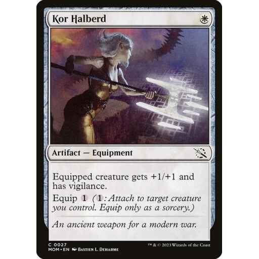 March of the Machine - 27 - Kor Halberd - Common - W - Non-foil