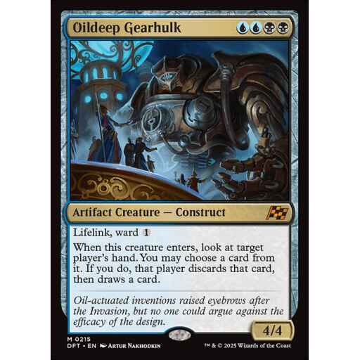 Aetherdrift - 215 - Oildeep Gearhulk - Mythic - UB - Non-foil