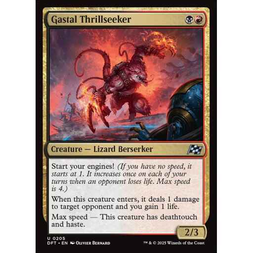 Aetherdrift - 205 - Gastal Thrillseeker - Uncommon - BR - Non-foil