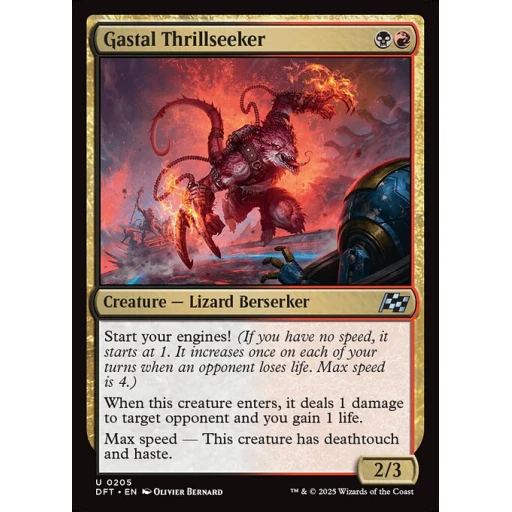 Aetherdrift - 205 - Gastal Thrillseeker - Uncommon - BR - Non-foil