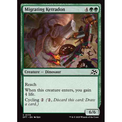 Aetherdrift - 170 - Migrating Ketradon - Common - G - Foil