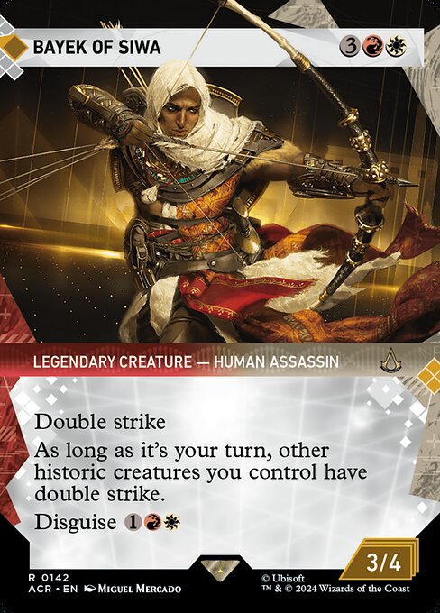 Assassin's Creed - 142 - Bayek of Siwa - Rare - WR - Non-foil