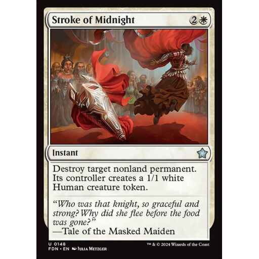 Foundations - 148 - Stroke of Midnight - Uncommon - W - Non-foil