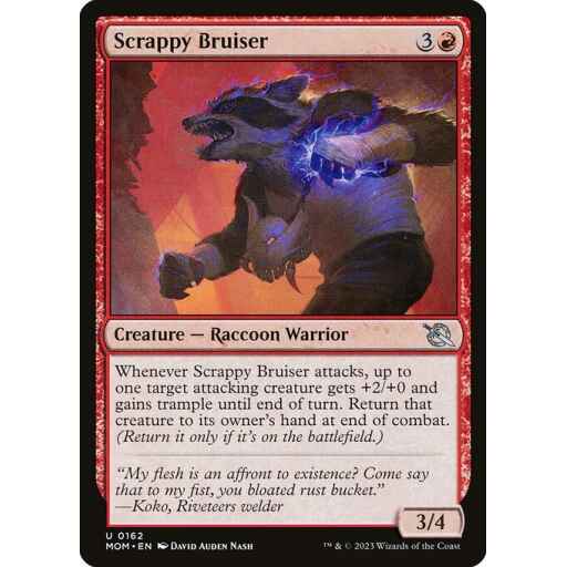 March of the Machine - 162 - Scrappy Bruiser - Uncommon - R - Non-foil