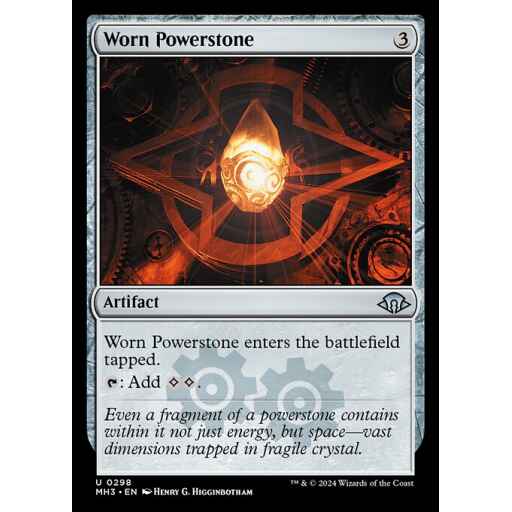 Modern Horizons 3 - 298 - Worn Powerstone - Uncommon - C - Foil
