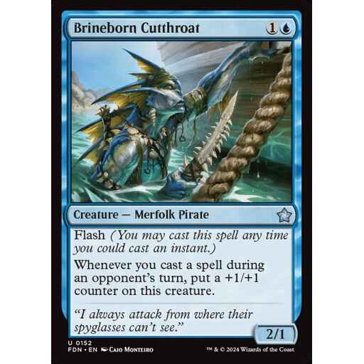 Foundations - 152 - Brineborn Cutthroat - Uncommon - U - Non-foil