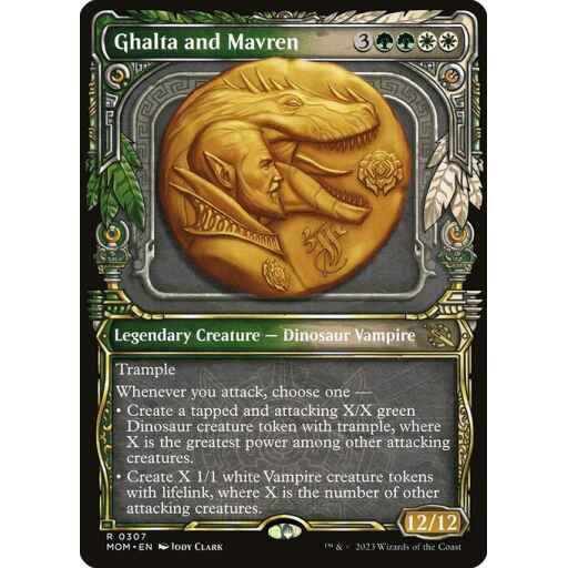 March of the Machine - 307 - Ghalta and Mavren - Rare - WG - Non-foil