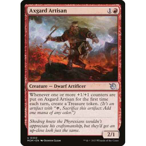 March of the Machine - 332 - Axgard Artisan - Uncommon - R - Non-foil