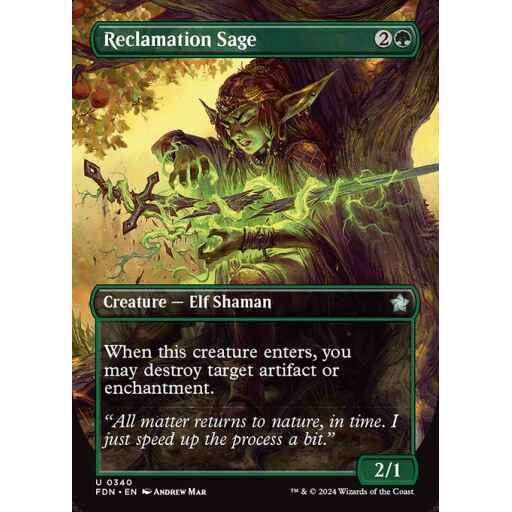 Foundations - 340 - Reclamation Sage - Uncommon - G - Non-foil