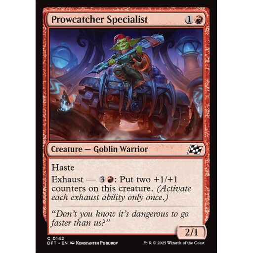 Aetherdrift - 142 - Prowcatcher Specialist - Common - R - Foil