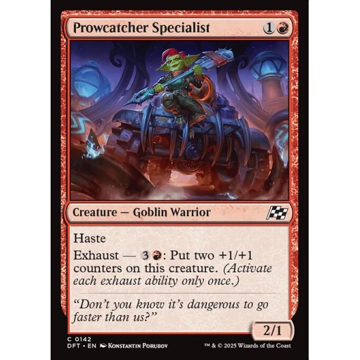 Aetherdrift - 142 - Prowcatcher Specialist - Common - R - Foil