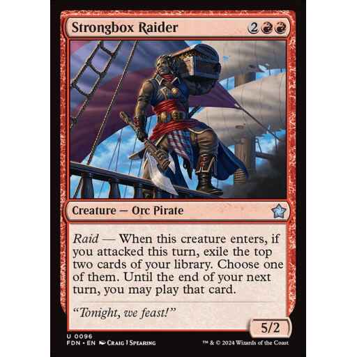 Foundations - 96 - Strongbox Raider - Uncommon - R - Foil
