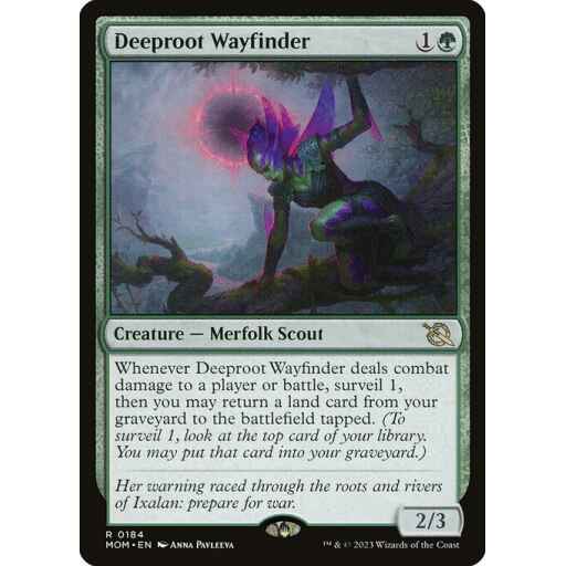 March of the Machine - 184 - Deeproot Wayfinder - Rare - G - Non-foil
