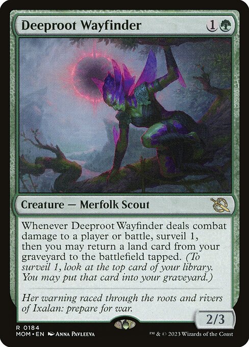 March of the Machine - 184 - Deeproot Wayfinder - Rare - G - Non-foil