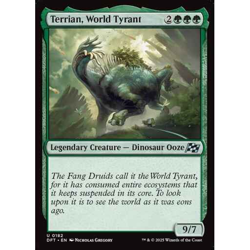 Aetherdrift - 182 - Terrian, World Tyrant - Uncommon - G - Non-foil