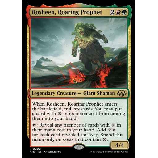 Modern Horizons 3 - 202 - Rosheen, Roaring Prophet - Rare - RG - Non-foil