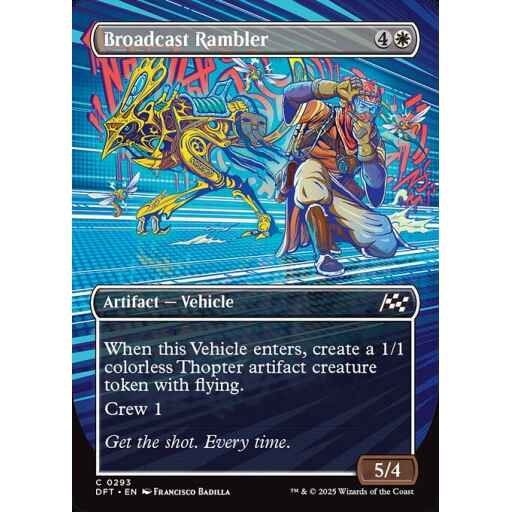 Aetherdrift - 293 - Broadcast Rambler - Common - W - Non-foil