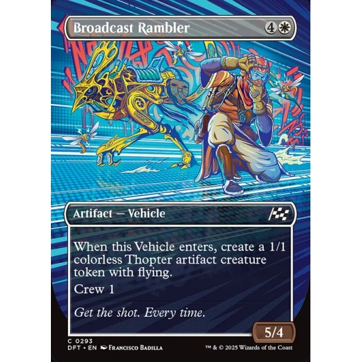 Aetherdrift - 293 - Broadcast Rambler - Common - W - Non-foil