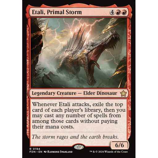 Foundations - 194 - Etali, Primal Storm - Rare - R - Non-foil