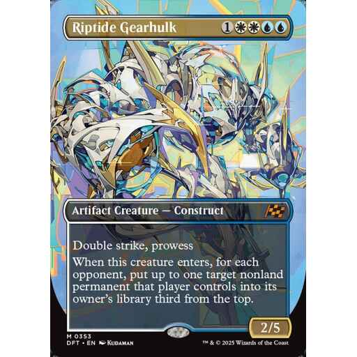 Aetherdrift - 353 - Riptide Gearhulk - Mythic - WU - Non-foil