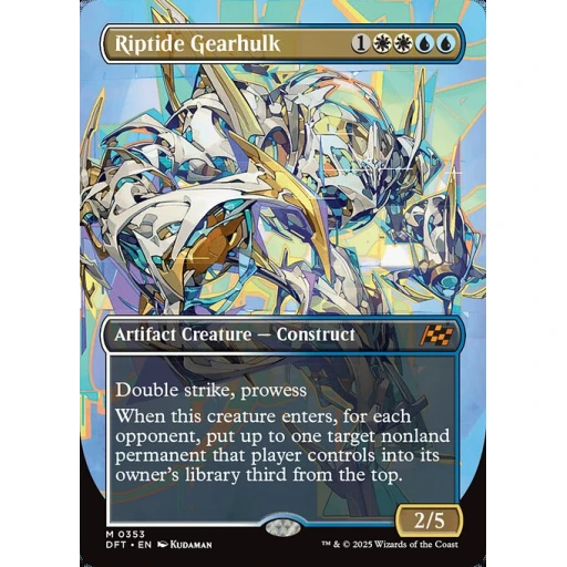 Aetherdrift - 353 - Riptide Gearhulk - Mythic - WU - Non-foil