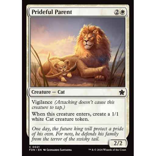 Foundations - 21 - Prideful Parent - Common - W - Foil