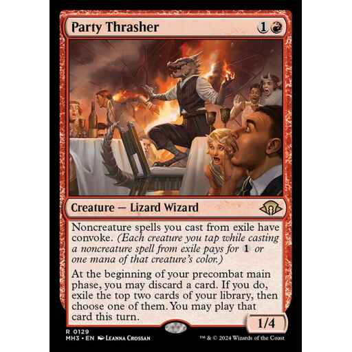 Modern Horizons 3 - 129 - Party Thrasher - Rare - R - Non-foil