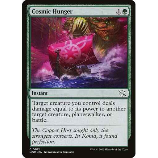 March of the Machine - 182 - Cosmic Hunger - Common - G - Non-foil