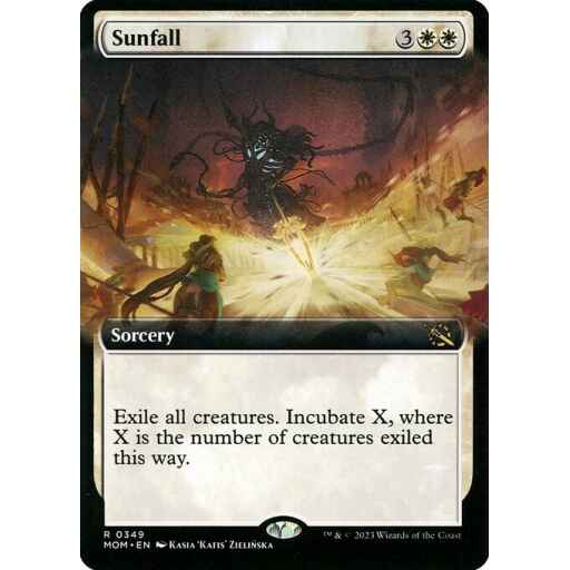 March of the Machine - 349 - Sunfall - Rare - W - Non-foil