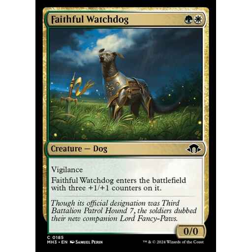 Modern Horizons 3 - 185 - Faithful Watchdog - Common - WG - Foil