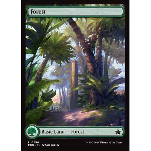 Foundations - 290 - Forest - Common - C - Foil
