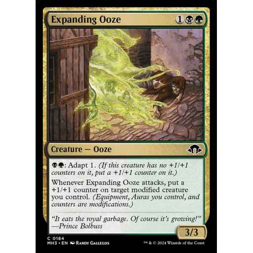 Modern Horizons 3 - 184 - Expanding Ooze - Common - BG - Foil