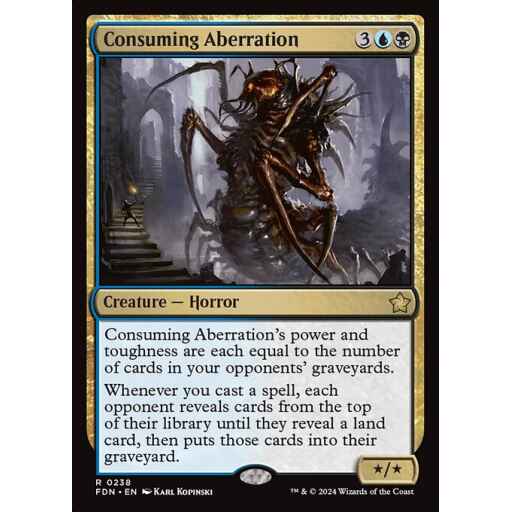 Foundations - 238 - Consuming Aberration - Rare - UB - Non-foil
