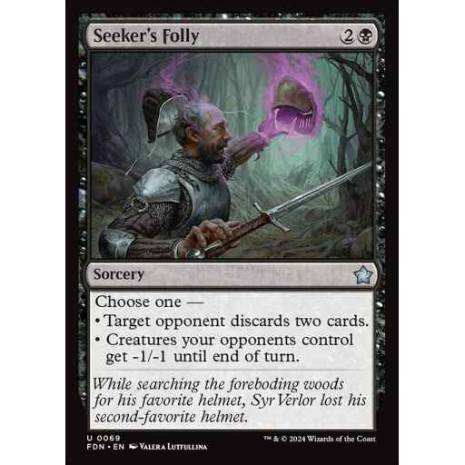 Foundations - 69 - Seeker's Folly - Uncommon - B - Non-foil