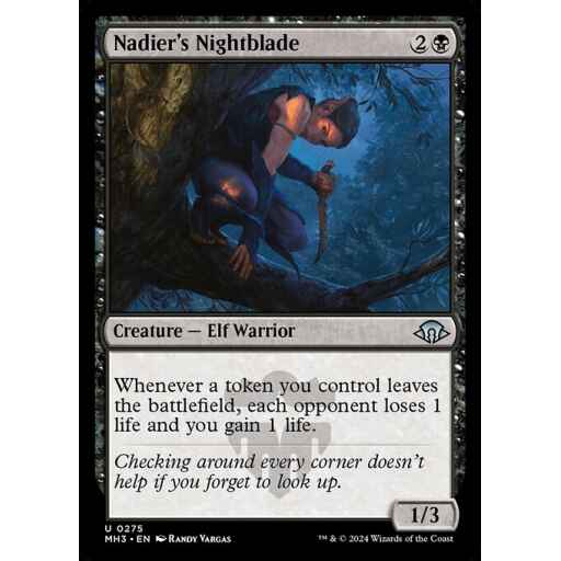 Modern Horizons 3 - 275 - Nadier's Nightblade - Uncommon - B - Non-foil