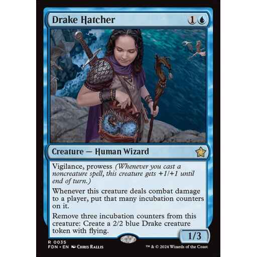 Foundations - 35 - Drake Hatcher - Rare - U - Non-foil