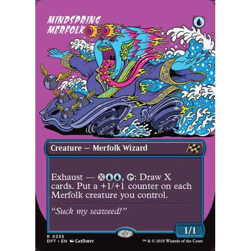 Aetherdrift - 335 - Mindspring Merfolk - Rare - U - Foil