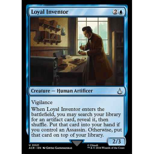Assassin's Creed - 21 - Loyal Inventor - Uncommon - U - Non-foil